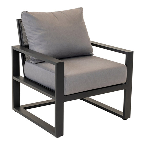 Lesli Living bistrostoel Tormenta - grijs - 78x80x86cm