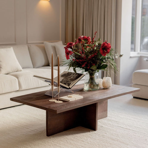 Giga Meubel Salontafel Maddox - Mangohout - 140cm - vtwonen shop