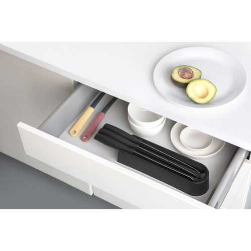 Brabantia Tasty+ Lade messenblok plus 3 messen 123023 - Dark Grey