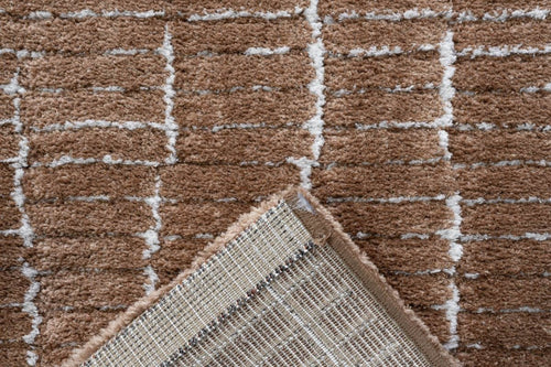 Interieur05 Vloerkleed Rectangle Bruin/Wit - 200 x 290 cm - vtwonen shop