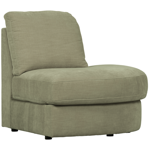 vtwonen 1-zits bank element ronde hoek rechts Family - Polyester - Groen -85x93x98 - vtwonen shop