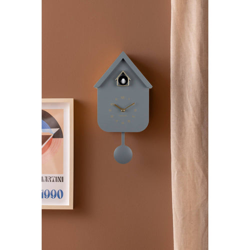 Karlsson wandklok Solo Color Cuckoo - grijs - 8.5x21.5x41cm - vtwonen shop