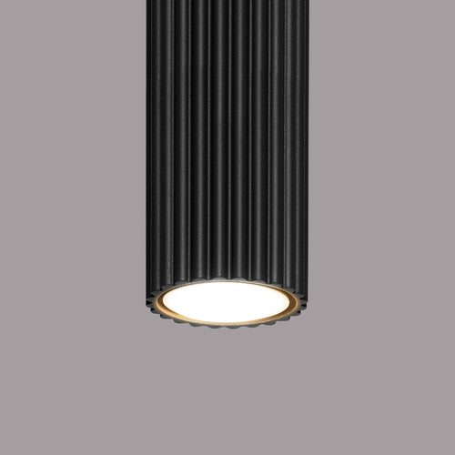 Sollux Lighting Plafondlamp KARBON 30 zwart - 6,5x6,5x30cm