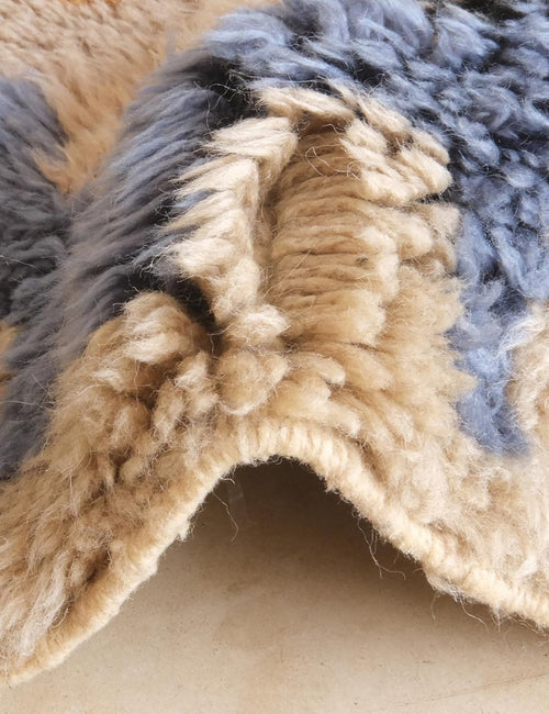 AFK Living vloerkleed Berber - handgemaakt - Wol - 87 x 303 cm