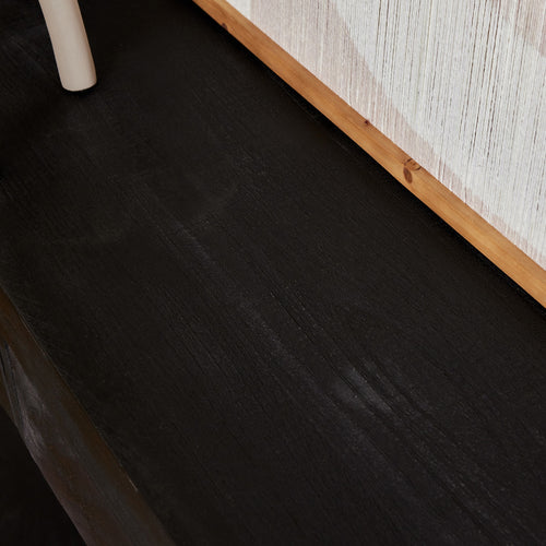 StarFurn Sidetable Boaz - Zwart Hout - 120x35x76cm - vtwonen shop