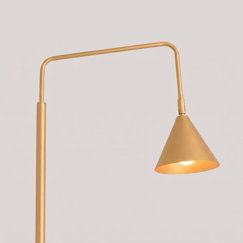 Sollux Lighting Vloerlamp NOX goud - 30x30x165cm