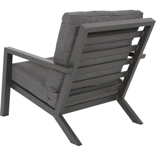 Lesli Living bistrostoel Down - grijs - 75x97x79cm - set van 2