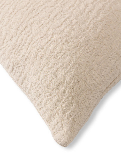 benuta kussenhoes Carmo - crème - 45x45 cm