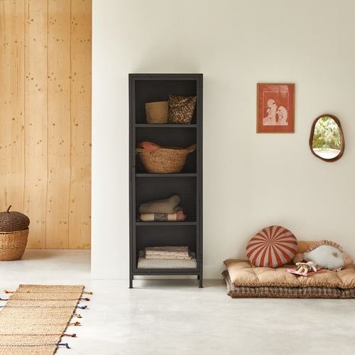 Tikamoon Kinderkast met metaalgaas - Zwart - vtwonen shop