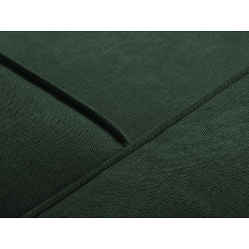 Cosmopolitan Design - Rechter hoekbank Turin 5-zits, structurele stof groente - 173x290x68cm