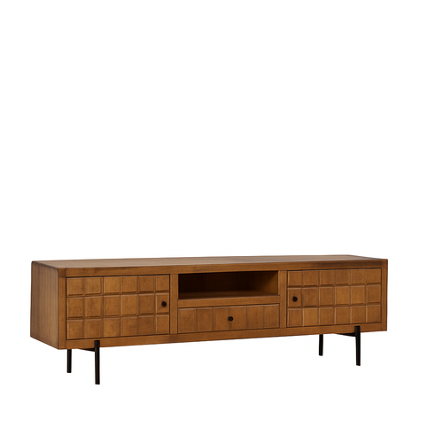 StarFurn Tv-Meubel Brandy - Naturel Mangohout - 180x40x55cm