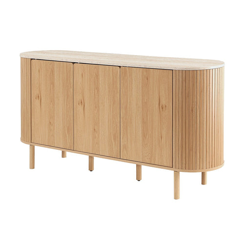 Calicosy - Dressoir HELIOS - licht hout 160x40x80 cm