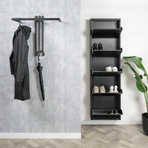 Spinder Design kapstok Senza 1 - Zwart - 2 haken - vtwonen shop