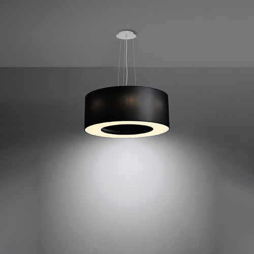 Sollux Lighting Kroonluchter SATURNO 50 zwart - 50x50x112cm