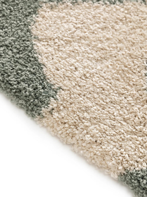 benuta shaggy vloerkleed Louise - groen - 120x170 cm