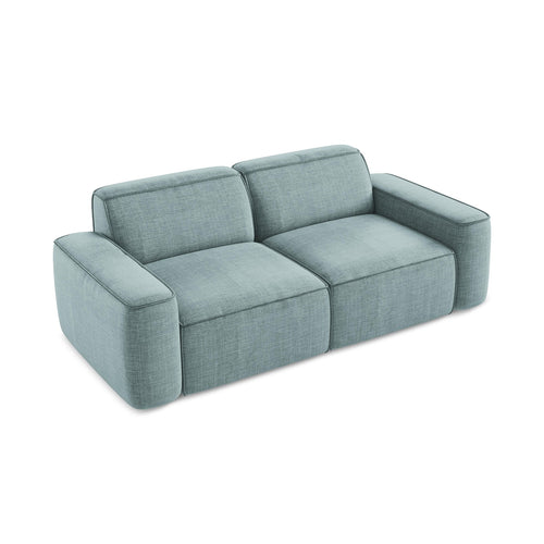 LaMiaSofa 3-zits bank Melissa - textuurstof - jeans - 204x102x70