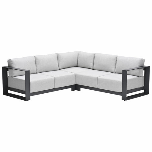 Garden Impressions loungebank Malakka donker grijs 3-delig - vtwonen shop