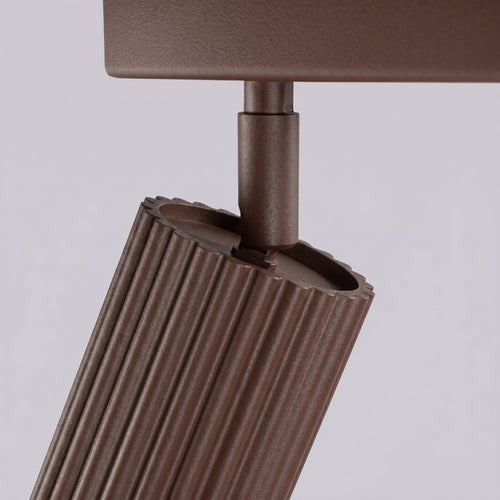 Sollux Lighting Plafondlamp KARBON 6L bruin - 117x6,5x16,5cm