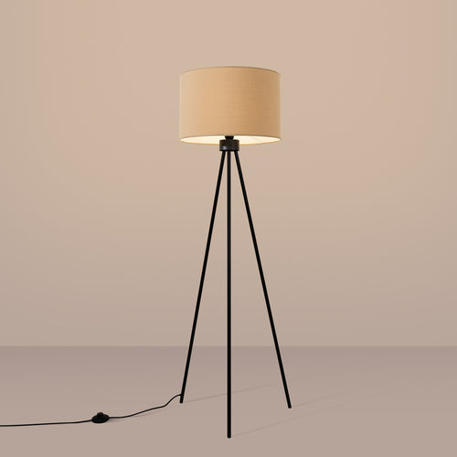 Sollux Lighting Staande lamp NEVIA beige - 40x40x135cm