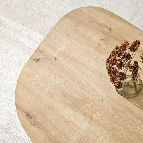 Calicosy - ROCK Salontafel met brede poten - Steen - 60x100x35 cm