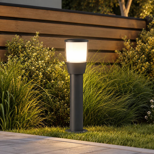 Searchlight Tucson - 1 Licht Kleine Tuinpaal Licht Grijs IP44, E27