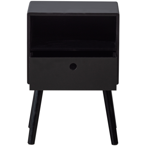 WOOOD nachtkastje Ozzy - Hout - Zwart - 53x36x30 - vtwonen shop