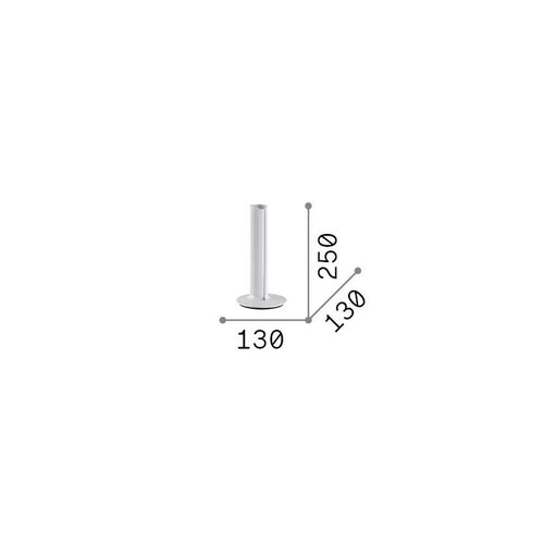 Ideal Lux DORICA Geïntegreerde LED-tafellamp wit 930lm 3000K dimbaar