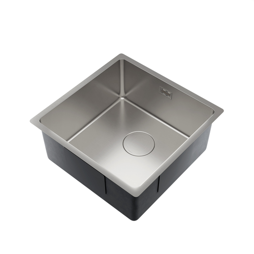 LOMAZOO spoelbak Vortex - RVS - chroom - 40 x 40 cm