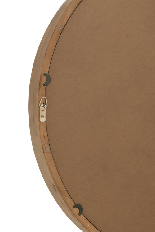 J-Line wandspiegel - hout - lichtbeige - large