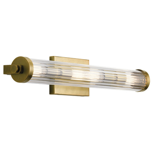 Elstead Kichler Azores Badkamer Wandlamp Natuurlijk Messing, IP44