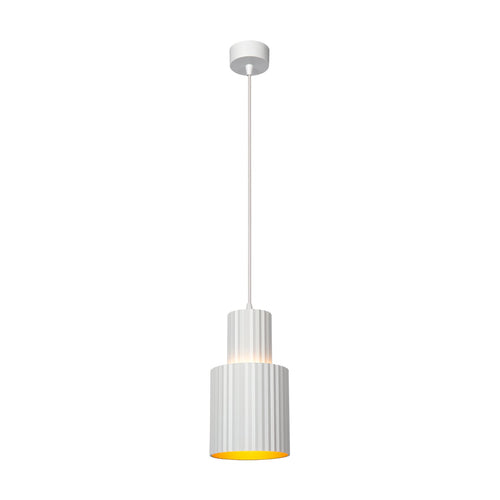 Atmooz hanglamp Osumi - wit - Ø 12 x H 25 cm - E27