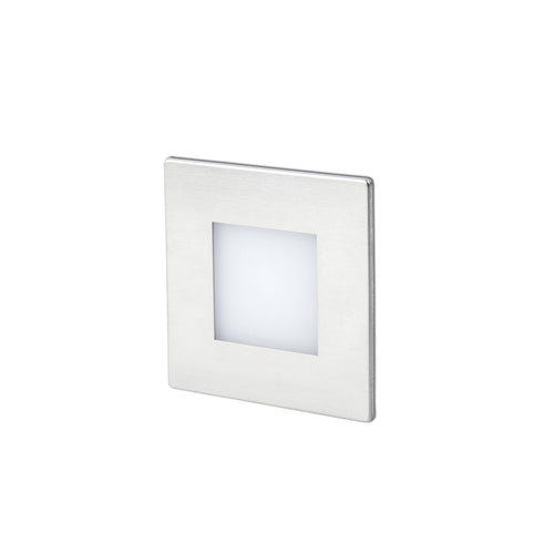 Faro Frol - LED Outdoor Inbouw Wandlamp Mat Nikkel IP65