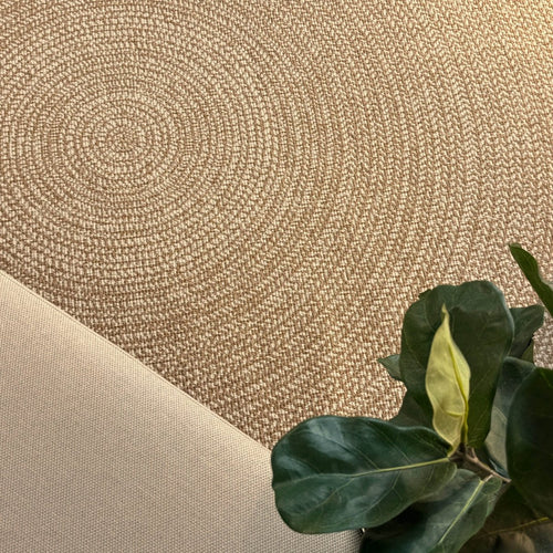 Rond buitenkleed Solid jute - Interieur05 - 200 x 200 cm - vtwonen shop
