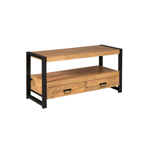 StarFurn Tv-meubel Boaz Open - Naturel Hout - 120x45x60cm - vtwonen shop