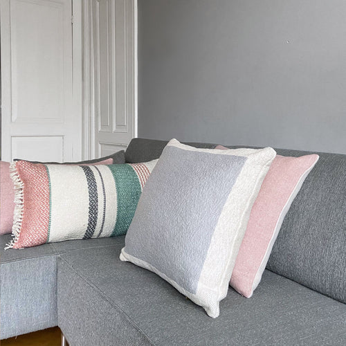 Malagoon kussen - pastel multicolor bouclé - 40x70cm