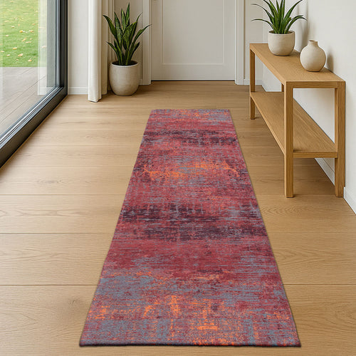 Ecorugs vloerkleed Nassau Red - rood - 80x250cm