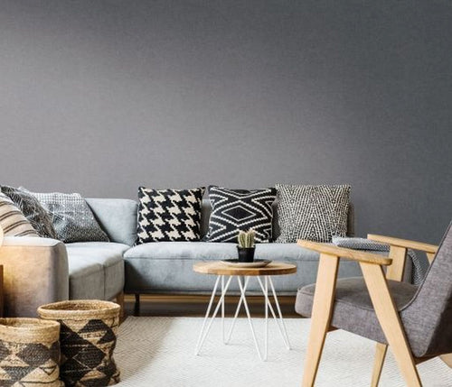 Erismann behang effen donkergrijs - 53 cm x 10.05 m - 662435 - vtwonen shop