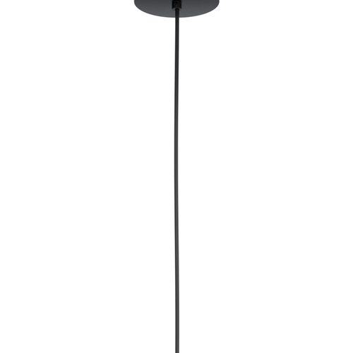 EGLO hanglamp Gorosiba - e27 - ø 15 cm - rookglas - zwart - vtwonen shop