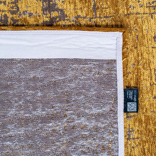 Louis De Poortere vloerkleed Liberty Gold - geel - 200x280cm - vtwonen shop