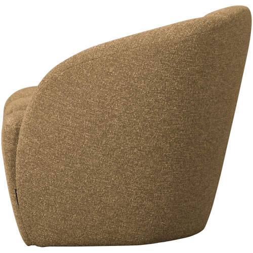 WOOOD 2-zits bankje rechts Mojo - Polyester - Geel/Bruin Melange - - vtwonen shop