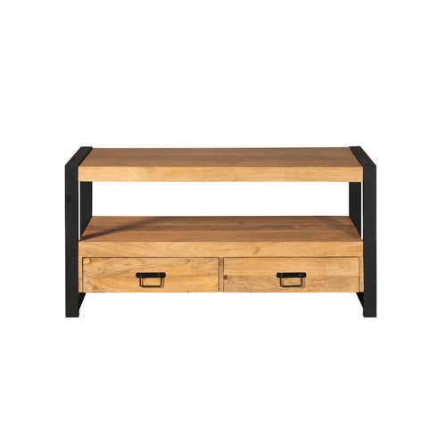 StarFurn Tv-meubel Boaz Open - Naturel Hout - 120x45x60cm - vtwonen shop