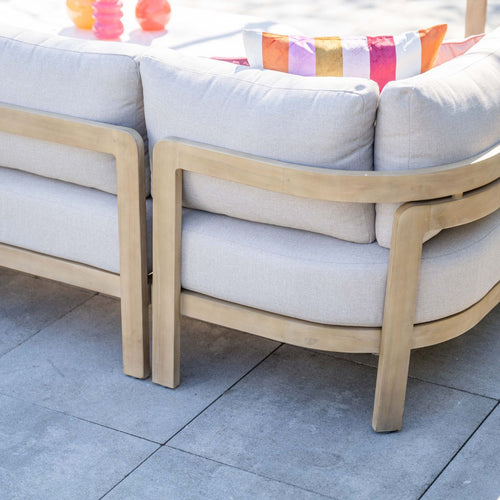 Garden Impressions Lounge dining set Sirocco 2-delig links - grey sand