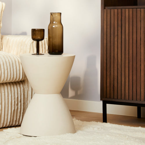 Starfurn  bijzettafel Abbey - wit - 33x33x45cm - vtwonen shop