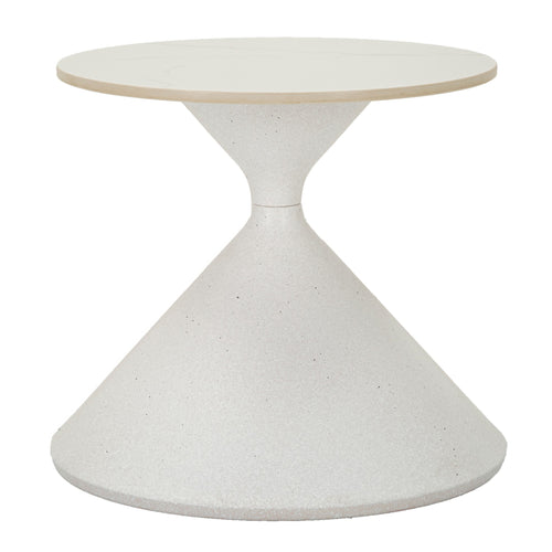 Mauro Ferretti bijzettafel - 42x40 cm - wit