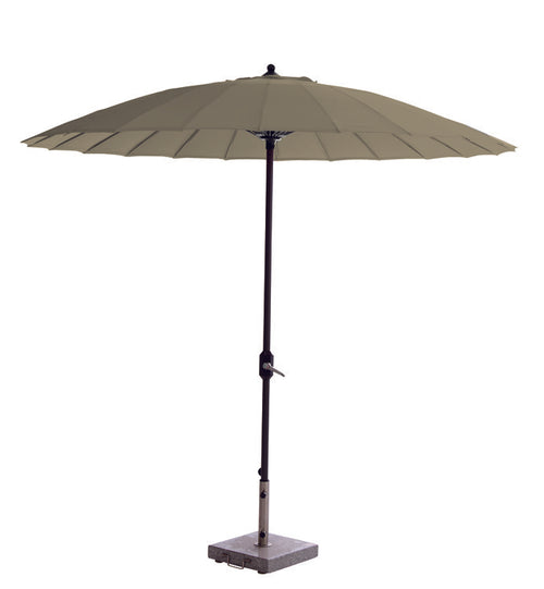 Manilla parasol - Ø250 cm - carbon black - taupe - vtwonen shop