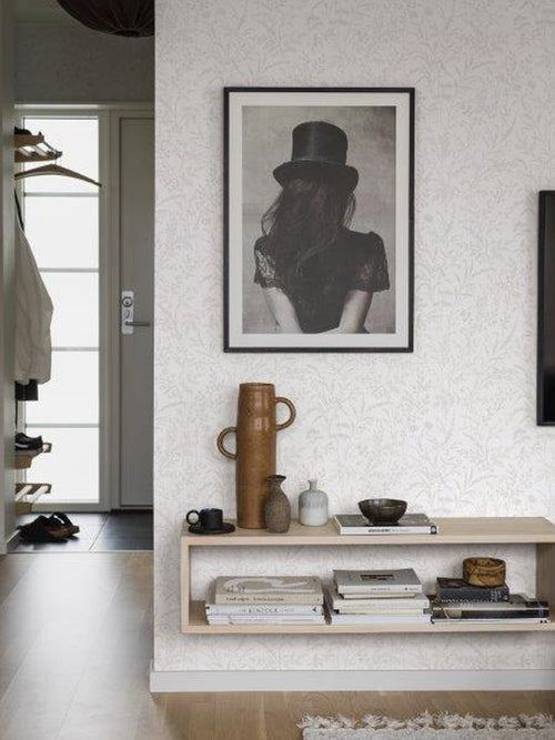 Borastapeter behang veldbloemen wit - 53 cm x 11.2 m - 660140 - vtwonen shop