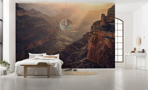 Sanders & Sanders fotobehang landschap beige - 450 x 280 cm - 612694