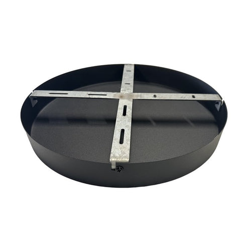 Freelight plafondplaat rond -  30  x 4   cm - zwart - vtwonen shop