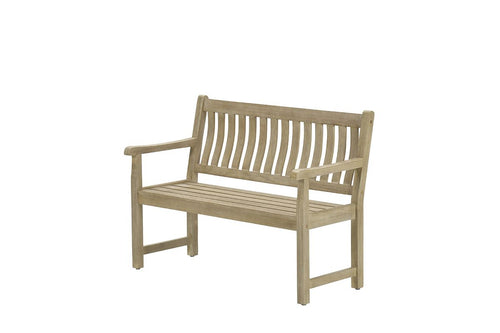 Vondel parkbench - eucalyptushout met white wash - L120 cm - vtwonen shop