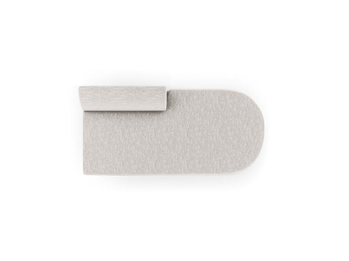 Micadoni Module Miley 2-zits, structurele stof geld - 90x158x70cm